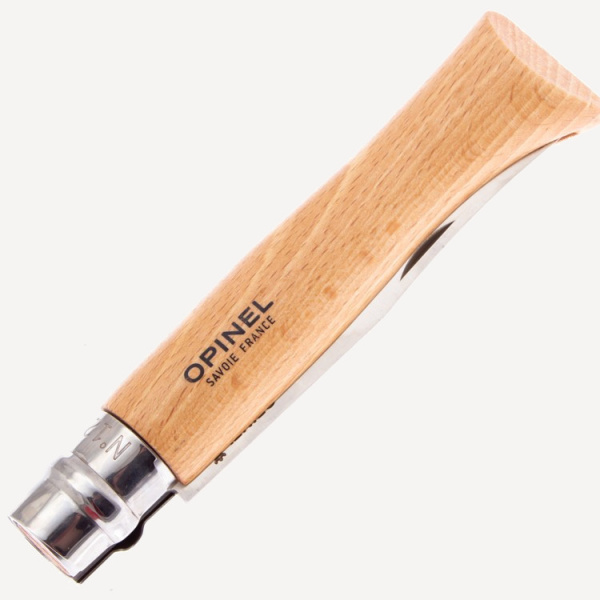 Нож складной Opinel Tradition №12 VRN (Carbone) 12см (Бук / угле. Сталь)